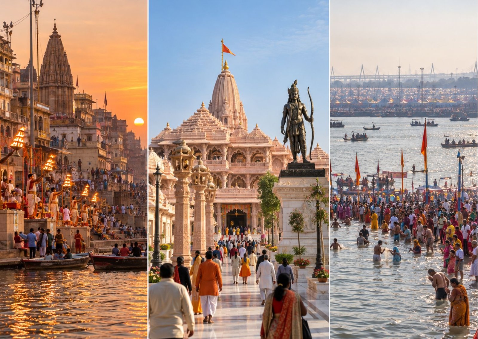 Kashi · Ayodhya · Prayagraj